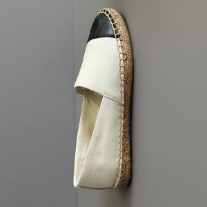 Tory Burch Leather Colorblock Pattern Espadrille Size 6M